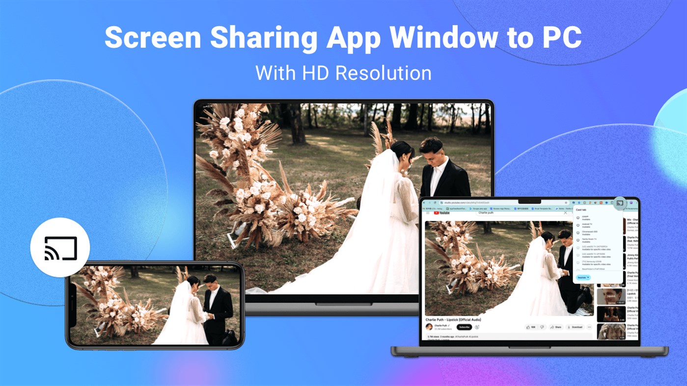 #3. SmartMirrorReceiver - Wireless Mirror & Cast to PC (Windows) di: 成都增强视图科技有限公司