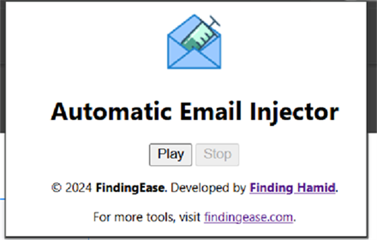 Automatic Email Injector