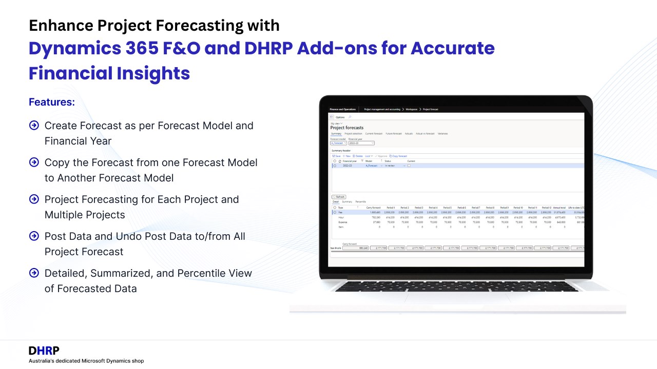 Snapshot 4 of Project Forecasting on Dynamics 365 for Finance and Operations