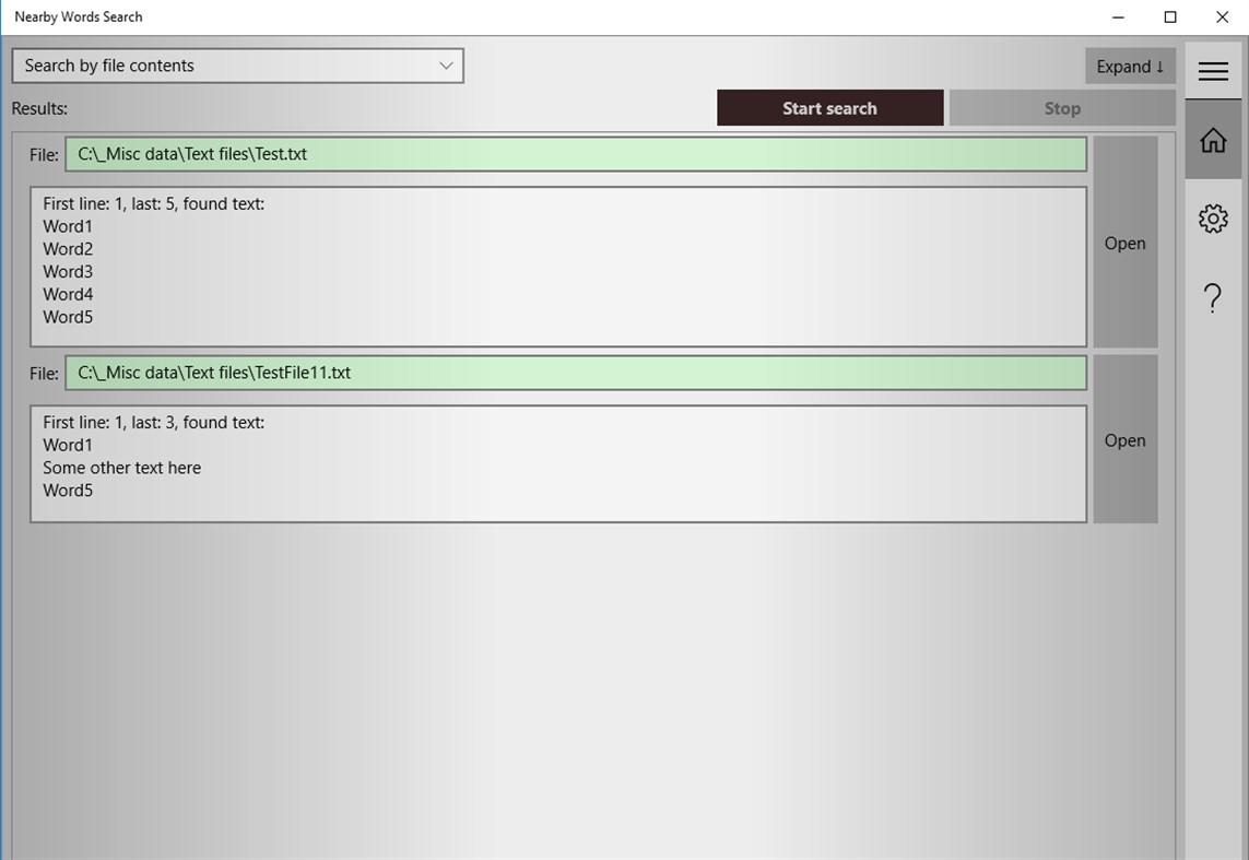 #2. Nearby Words Search (Windows) 게시자: Sergey Lyutko