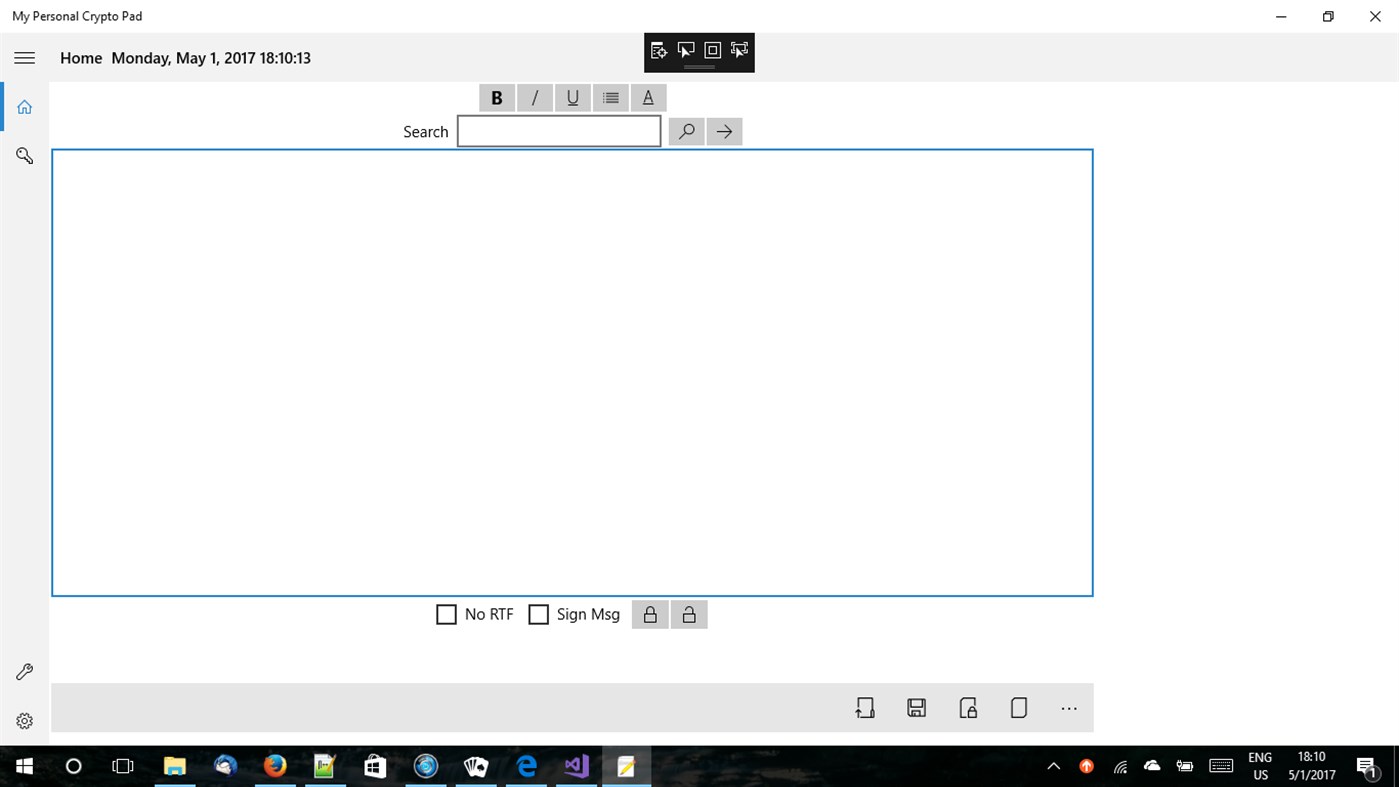 #1. My Personal Crypto Pad (Windows) Av: Stembridge