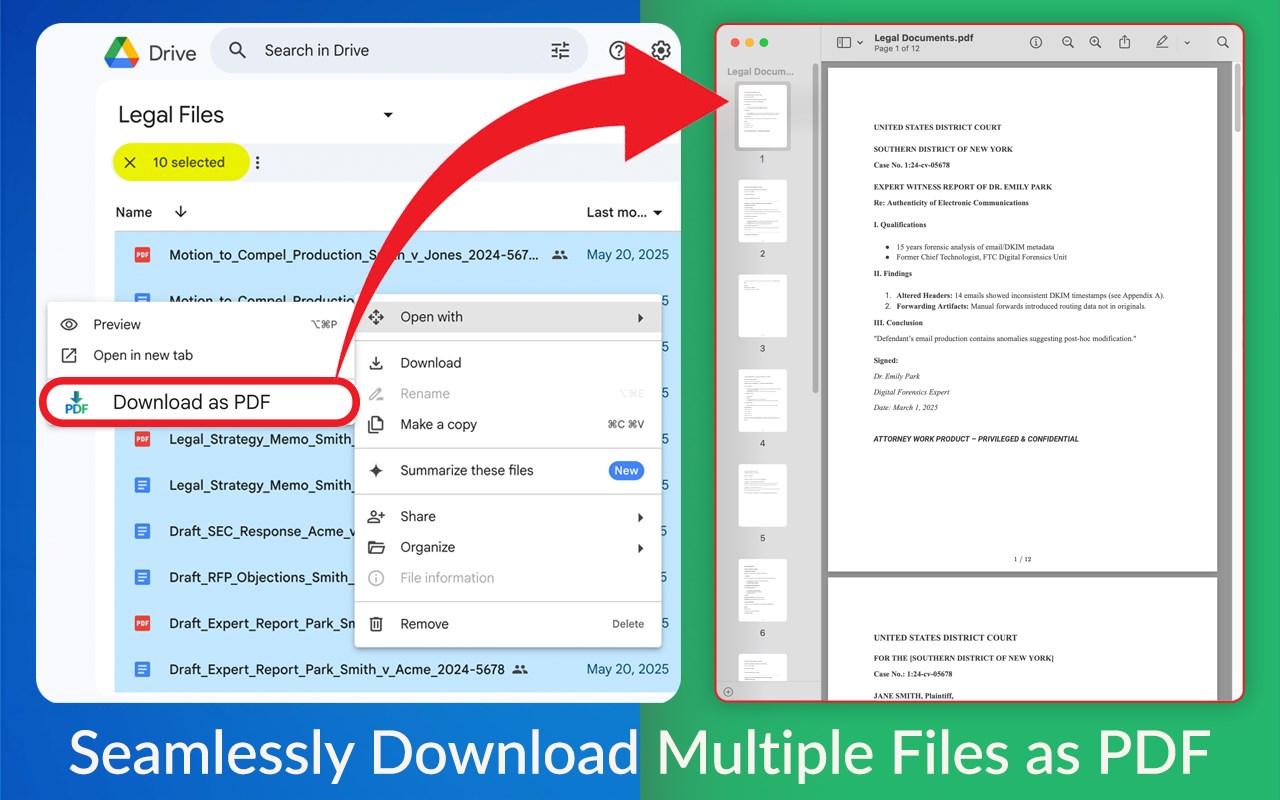 Download Files as PDF by cloudHQ