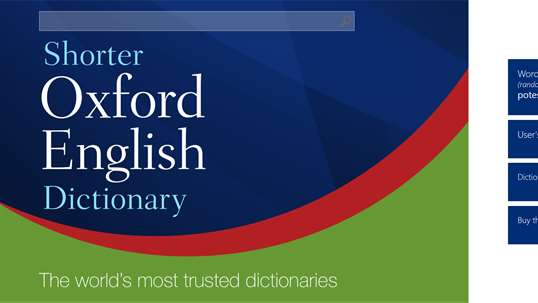 Shorter Oxford English Dictionary 6 ed. screenshot 1