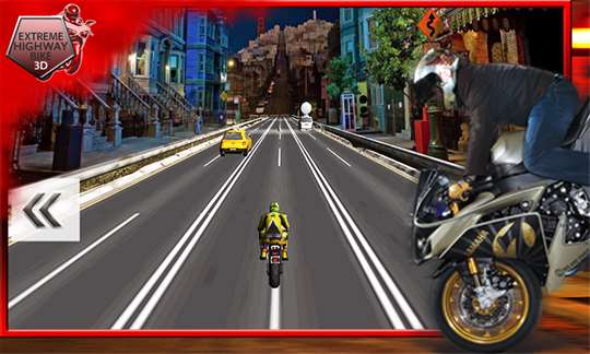 Extreme Highway Biker 3D screenshot 2