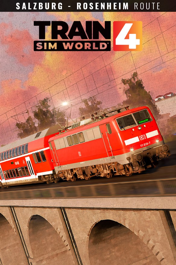 Train Sim World 4: Bahnstrecke Salzburg - Rosenheim Xbox Series X|S and Xbox One cover art