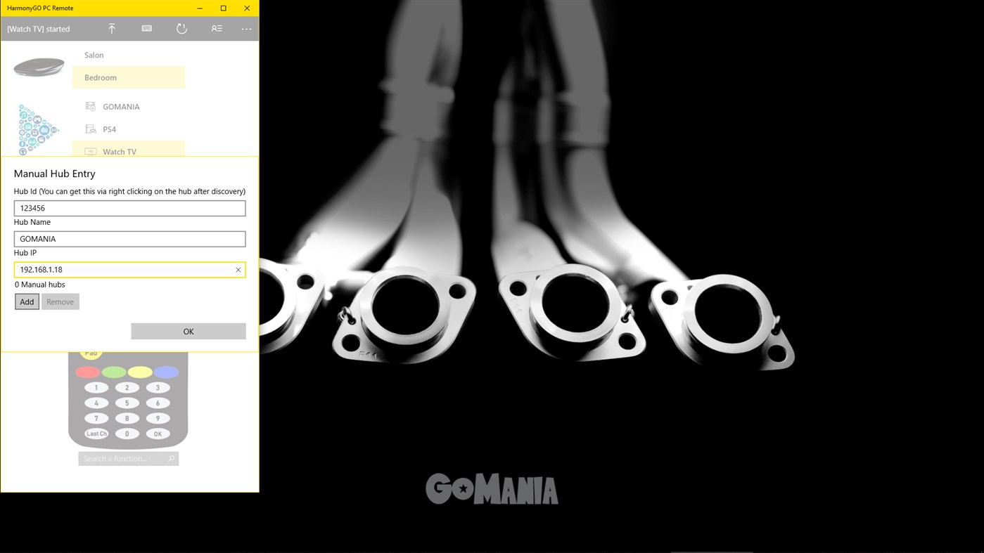 #2. HarmonyGO PC Remote (Windows) 由: GOMANIA