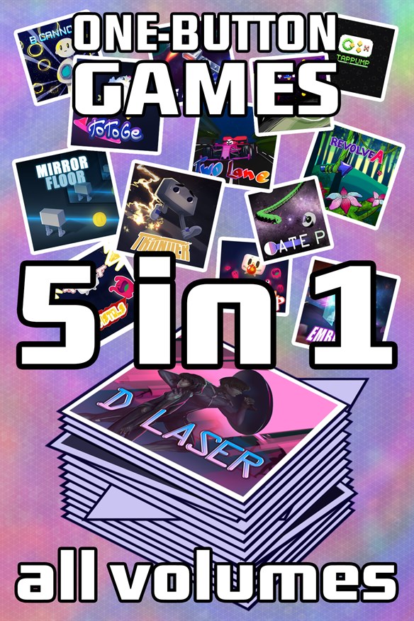 One Button Games 5-in-1 all volumes bundle Xbox Series X|S and Xbox One cover art