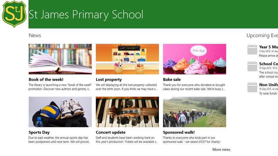 St James Primary School (Windows) Podle: More IT Ltd