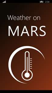 Weather on Mars free screenshot 1