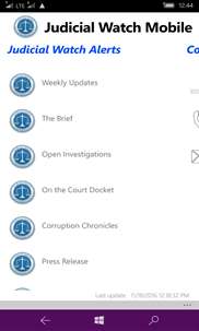 Judicial Watch on Windows 10 screenshot 1