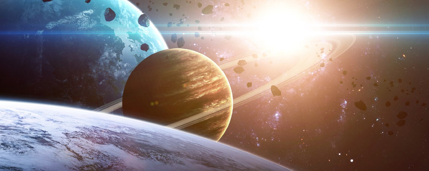 Planets HD Wallpapers New Tab Theme marquee promo image