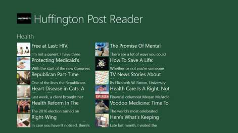 Huffington Post Reader Screenshots 2