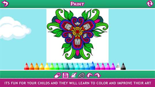 Mandala Coloring Book For Kids screenshot 3