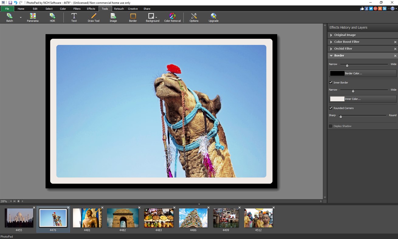 #2. PhotoPad Photo Editor Express Edition (Windows) di: NCH Software