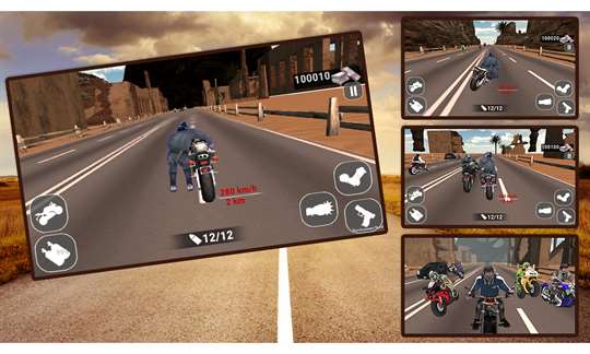 Road Rash Bike Attack Race - Stunt Rider screenshot 3