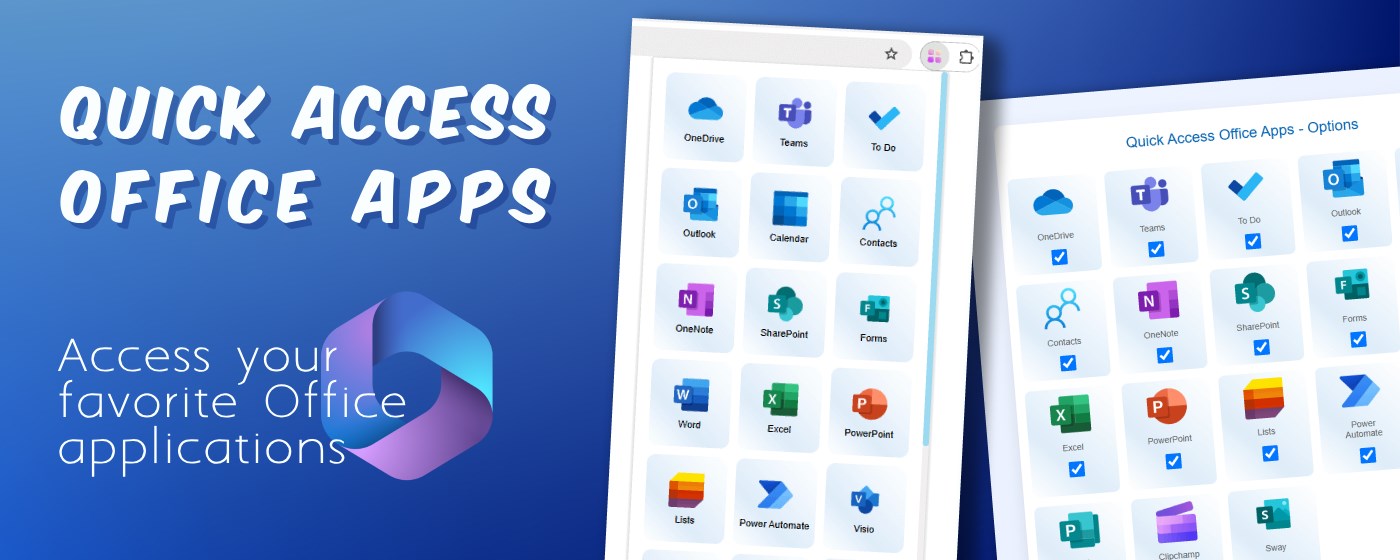 Quick Access Office Apps