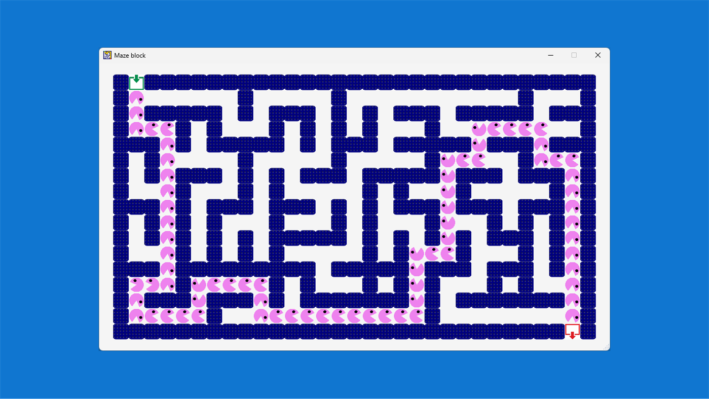 #1. 迷路ブロック (Windows) Podle: A.M.Soft