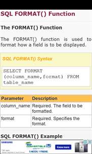 SQL Tutorial Free screenshot 3