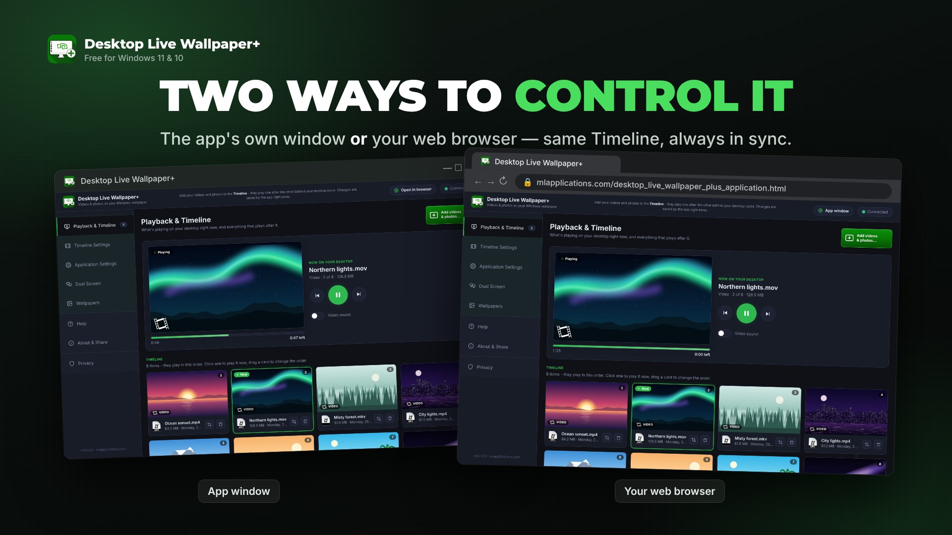 Desktop Live Wallpaper+: Video Wallpaper screenshot