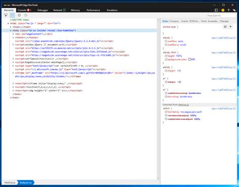 Microsoft Edge DevTools Preview Screenshots 2
