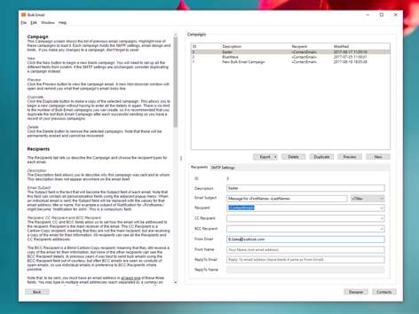 BulkEmail Screenshots 1