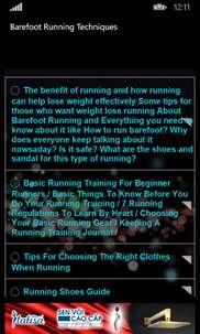 Barefoot Running Techniques screenshot 3