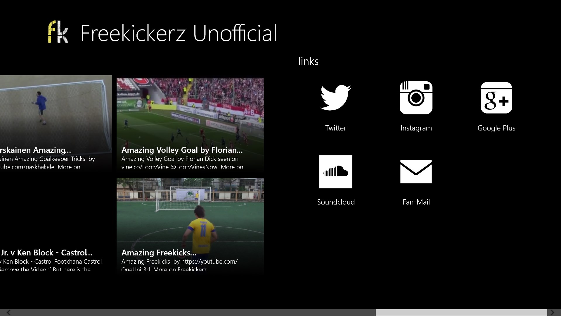 Freekickerz Unofficial - Microsoft Apps