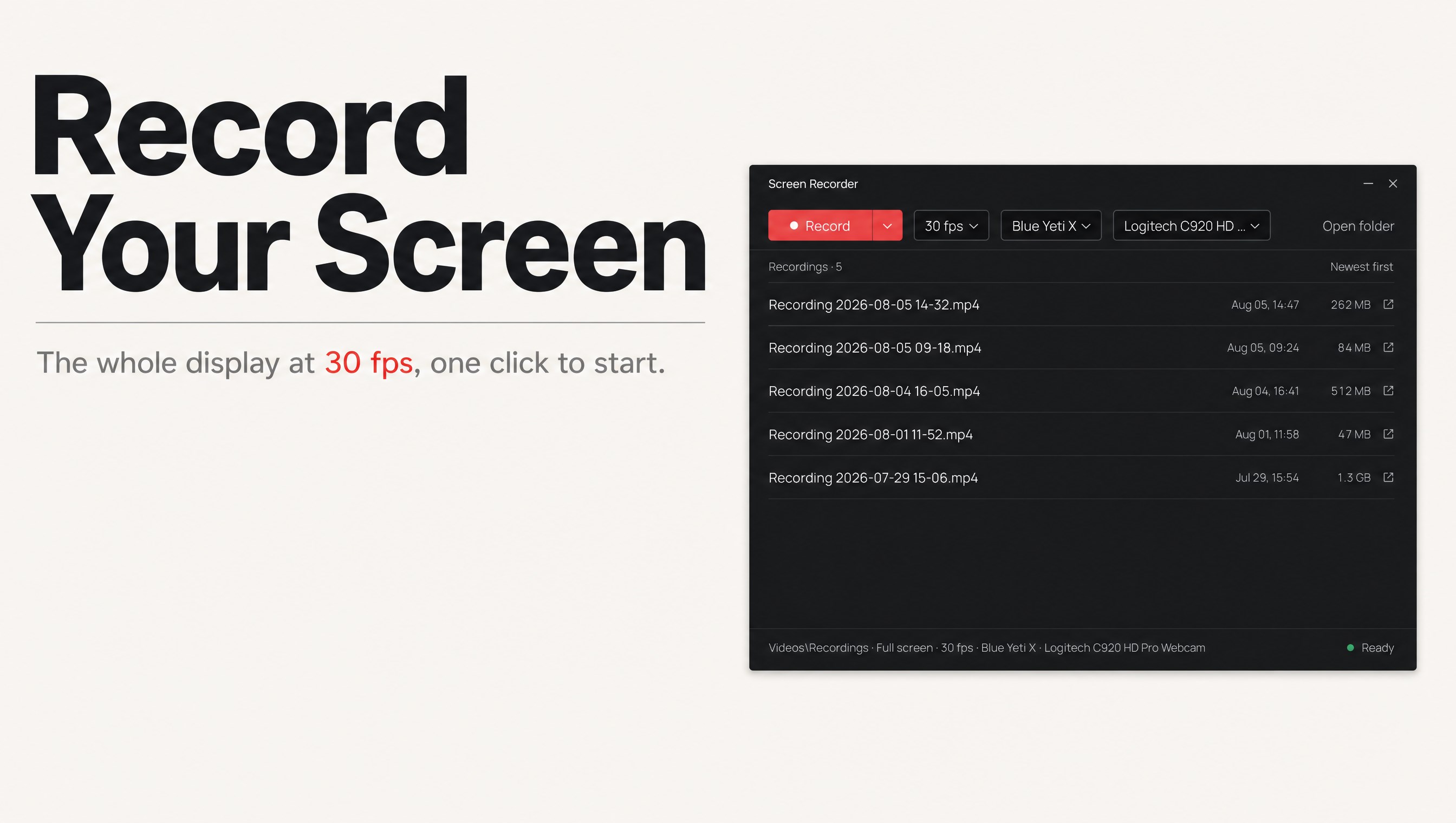 Screen Recorder - Record Screen No Watermark screenshot