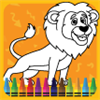 Cute animals coloring book