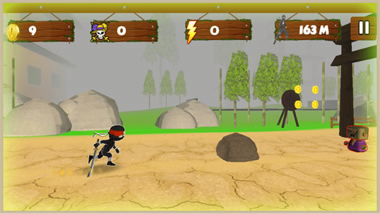 Ninja Attack Zombies screenshot 2