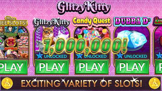 Slot Casino - Glitzy Kitty Free Slots screenshot 4