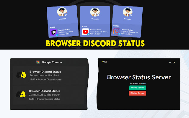 Browser Discord Status