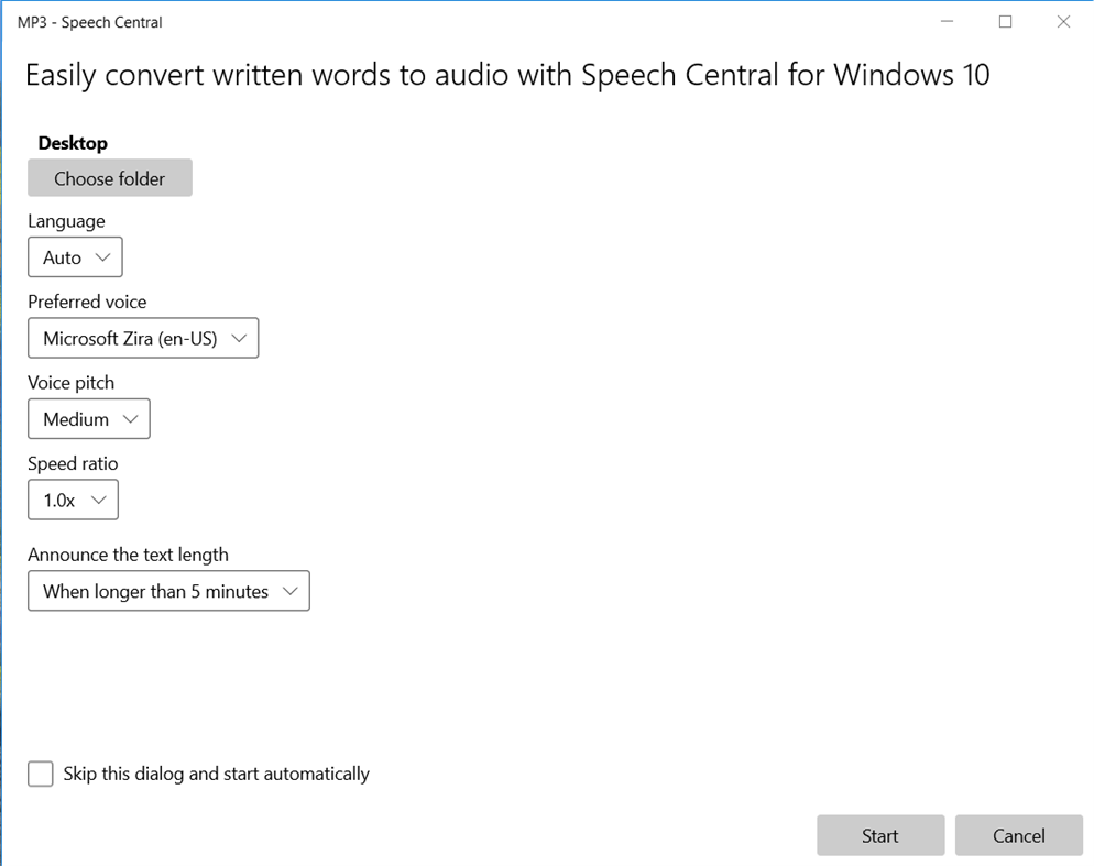 #4. Speech Central: Voice Reader (Windows) Tekijänä: Labsii