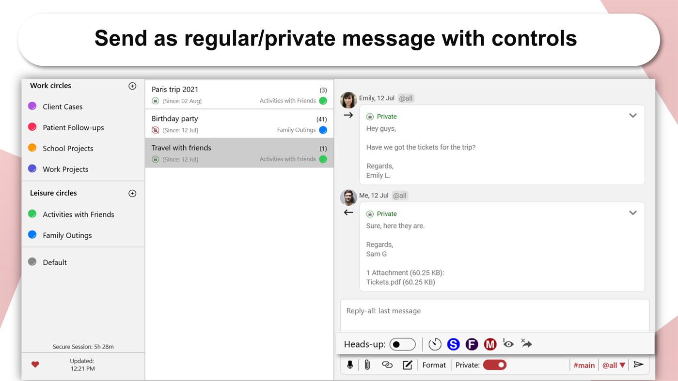 #4. EPRIVO Collaboration and Private Email (Windows) Bởi: BlueRISC Inc.