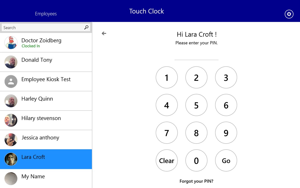 #1. Touch Clock (Windows) By: TouchPoint HCM Solutions