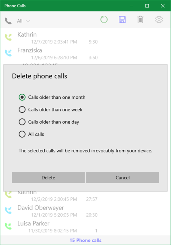 #4. Phone Calls (Windows) di: Softikus Worx