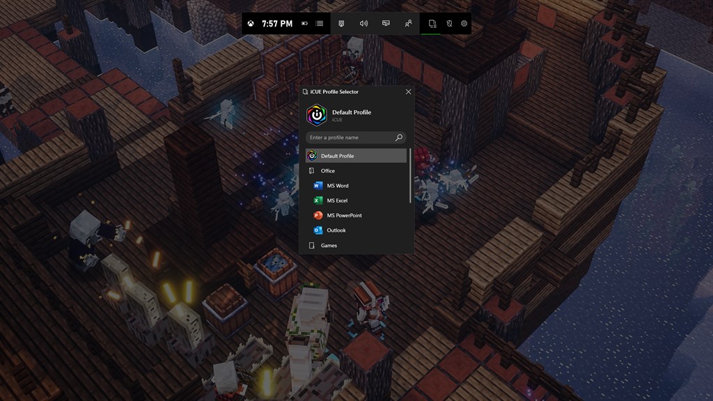 CORSAIR iCUE Game Bar Widgets_3