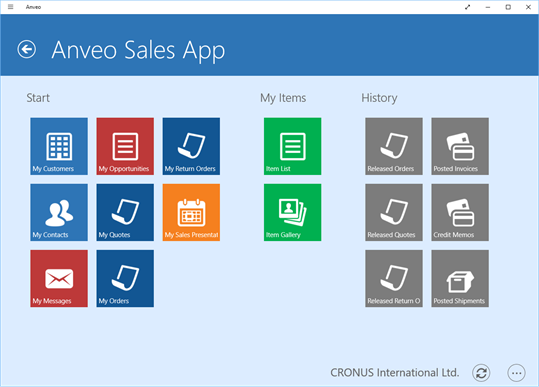 Anveo Mobile App for Microsoft Dynamics(R) NAV screenshot 1