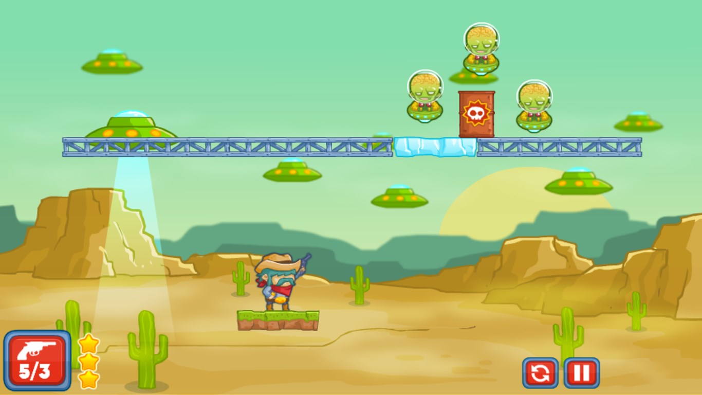 Screenshot 1 Cowboys vs Martians windows