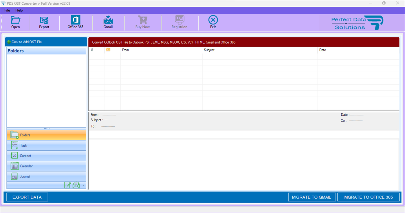 #1. OST To PST Converter Software (Windows) Bởi: Perfect Data Solutions