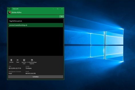 ClipboardX Screenshot