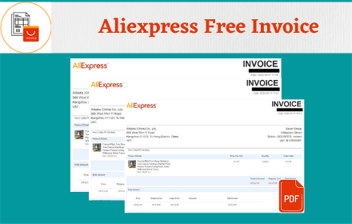 Aliexpress Free invoice - AliInvoice™️