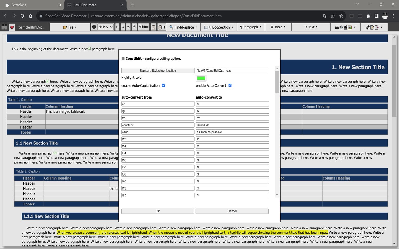 ConstEdit Word Processor