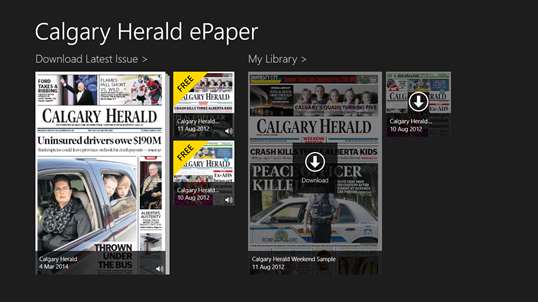Calgary Herald ePaper screenshot 3