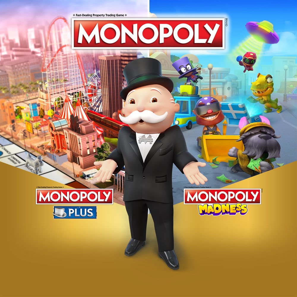 MONOPOLY PLUS + MONOPOLY Madness cover art (full size)