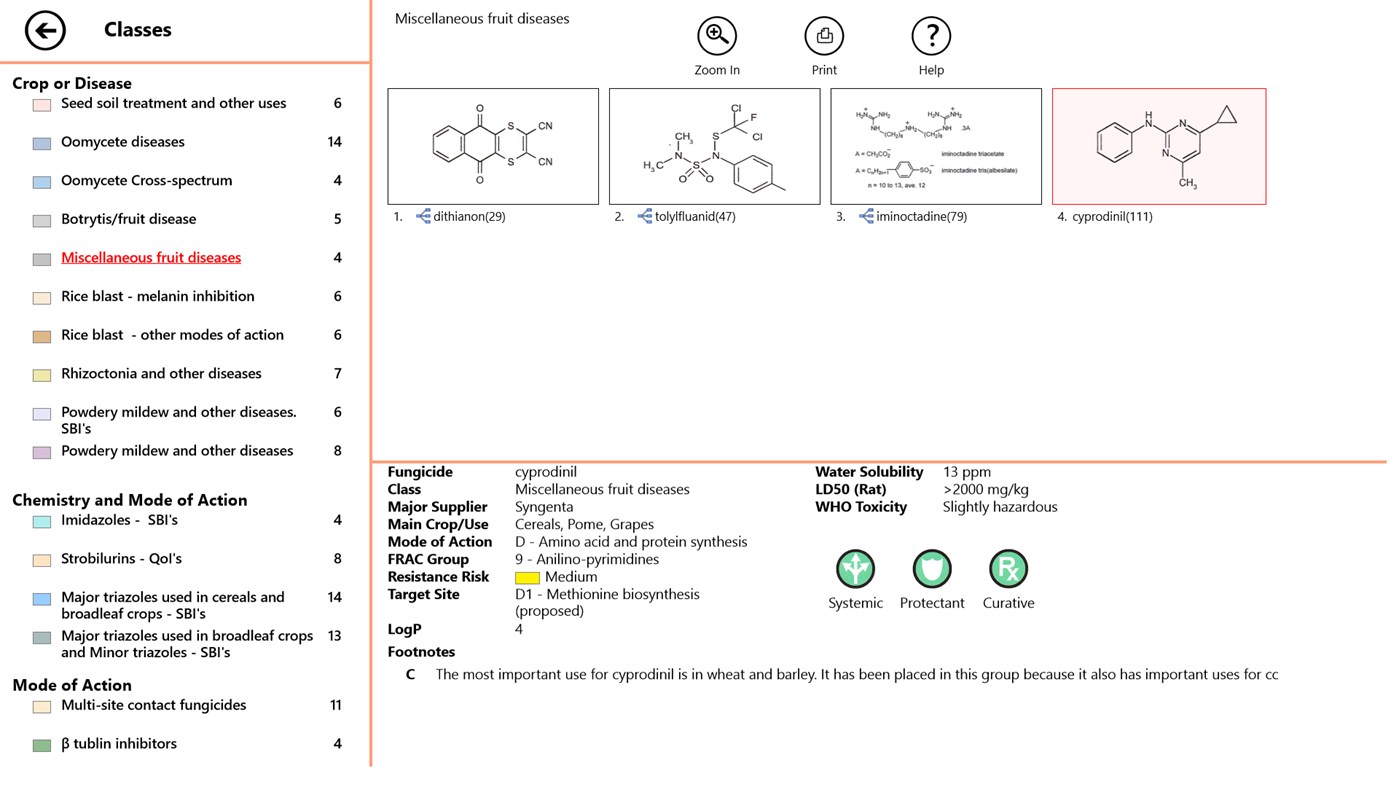 #6. Periodic Table of Fungicides (Windows) di: BioXing