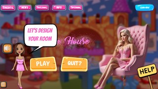 Barbie girl house online game