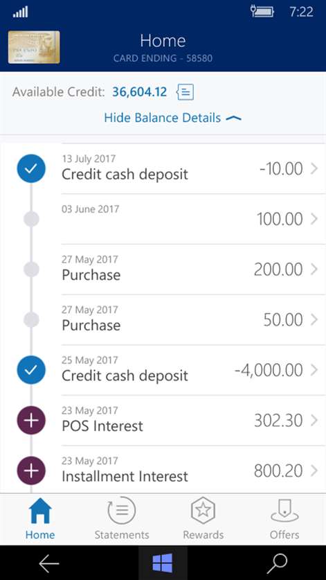 AMEX BD Screenshots 2