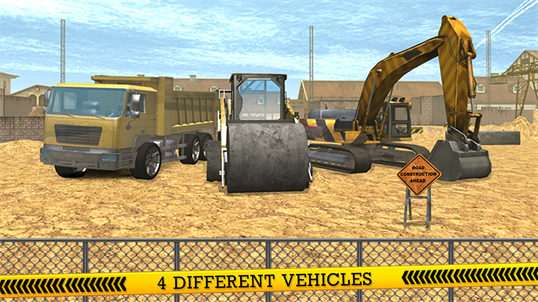 City Construction Roads Builder 3D - Excavator Sim screenshot 5