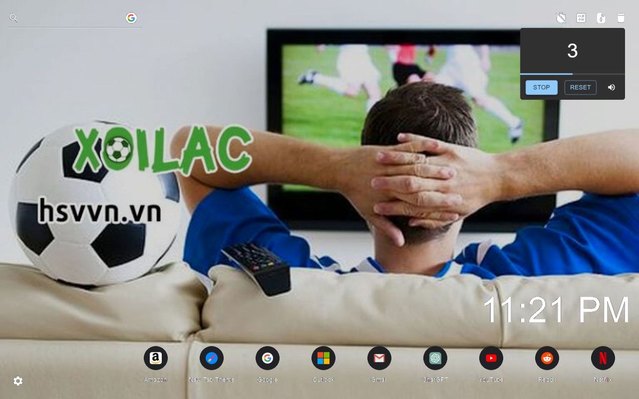 Xoilac TV Wallpaper New Tab